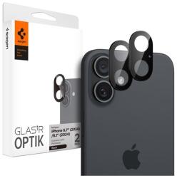 Spigen Apple iPhone 16 optic kameravédő üveg 2db (9h) fekete (AGL07922)