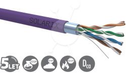 SOLARIX CAT5E FTP LSOH Dca-s1, d2, a1 500m/tekercs SXKD-5E-FTP-LSOH kábel (27655152)