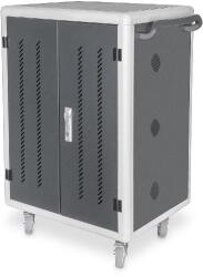 ASSMANN Laptop és tablet töltőkocsi, 30 töltőalap, 15, 6"-os készülékekhez alkalmas, beleértve. USB, PDU, szelepek (DN-45002)