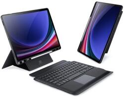 Dux Ducis Samsung Galaxy Tab S10 Plus LTE (SM-X826B)tok (flip, mágneses bluetooth billentyűzet, angol nyelvű) fekete (GP-162930)