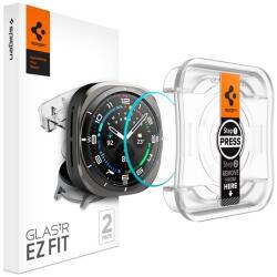 Spigen Samsung Galaxy Watch Ultra 47mm (SM-L705) ez fit kijelzővédő üveg 2db (2.5d, 0.2mm, ultravékony, 9h) átlátszó (AGL08349)