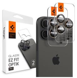 Spigen Apple iPhone 16 Pro Max optic pro kameravédő üveg 2db (9h, csak lencse) titánium (AGL08862)