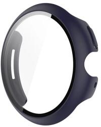 GIGAPACK Google Pixel Watch 3 41mm műanyag keret (bumper, ütésállóság + kijelzővédő üveg) sötétkék (GP-164094)