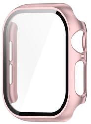 GIGAPACK Apple Watch Series 10 46mm műanyag keret (bumper, ütésállóság + kijelzővédő üveg) rozéarany (GP-162679)