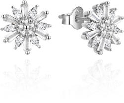 Beneto Csillogó ezüst fülbevaló cirkónium kővel AGUP2725
