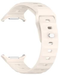 GIGAPACK Samsung Galaxy Watch Ultra eSIM 47mm (SM-L705) pótszíj (egyedi méret, szilikon, légáteresztő, 3d) bézs (GP-163498)