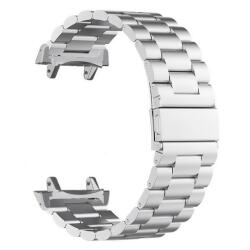 GIGAPACK Amazfit T-Rex 3 pótszíj (egyedi méret, rozsdamentes acél, pillangó csat) ezüst (GP-164641)