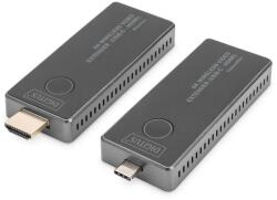 ASSMANN DS-55324 4K vezeték nélküli videó hosszabbító készlet, 30 m (USB-C - HDMI) (DS-55324)