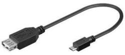 PremiumCord PremCord USB kábel reduktor A/fem-MicroUSB/male20cmOTG (kur-14)