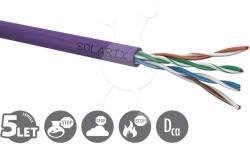 SOLARIX CAT5E UTP LSOH Dca-s1, d2, a1 500m/doboz SXKD-5E-UTP-LSOH telepítő kábel (27724125)