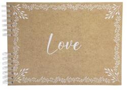Exacompta Fotóalbum, spirál, 32x22 cm, 25 lap, EXACOMPTA KRAFT , mintás (EX16234E)