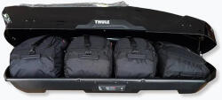 KJUST Thule Motion XT L tetőcsomagtartó táska 4 darabos készlet fekete