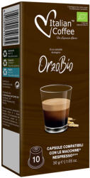 Nespresso Italian Coffee OrzoBio bio árpa Nespresso kapszula - Koffeinmentes, 10 × 3 g