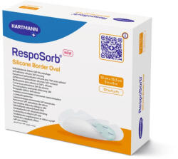 HARTMANN RespoSorb Silicone Border Oval 13x15, 5cm 10db (413008)