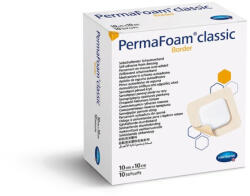 HARTMANN PermaFoam Classic Border habszivacs kötszer 10x10cm 10db (882006)