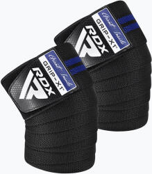 RDX KR11 Gym Knee Wrap fekete/kék térdvédők