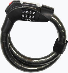 Kryptonite Kerékpárzár Kryptonite KryptoFlex 2080 Armored Combo Cable black