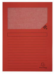 Exacompta Mappa, ablakos, karton, EXACOMPTA Forever® , piros (EX50105E) - officemarket