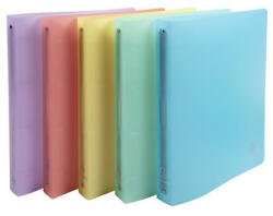 Exacompta Gyűrűs könyv, 4 gyűrű, 40 mm, A4, PP, EXACOMPTA, vegyes pasztell színek (EX51970E) (EX51970E)