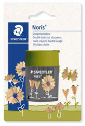 STAEDTLER Hegyező, kétlyukú, tartályos, STAEDTLER 512, virágok (TS512004BK) (512 004BK)