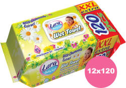 Lara Kamilla XXL kupakos törlőkendő - 12x120 db