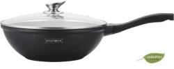 Royalty Line Royalty Line® BW32M Wokpan Indukció - Ø 32 cm - 5, 9 liter - Wok üveg fedéllel