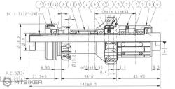 Novatec D412SB-CL-X12-A4A-11S hátsó agy, 28 lyuk, , 12x142 mm, CL, Shimano HG anya, OEM