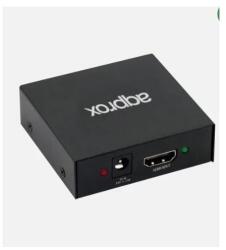 Approx HDMI Splitter - 2 portos HDMI 1.3, 1080P, 4K felskálázás APPC30V3 (APPC30V3)
