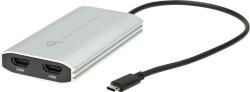 OWC Adapter USB-C to Dual HDMI 4K Display Adapt w. DisplayLink f. M1 Mac, Mac/PC w. USB-C/Thunderbolt