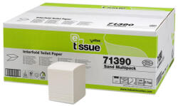 Celtex E-Tissue hajtogatott toalettpapír, recy, 2 réteg, 10, 5x18cm, 36x250 lap - haztartasibolt