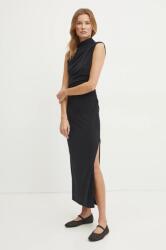 Abercrombie & Fitch rochie culoarea negru, maxi, mulata, KI159-5086 9BYH-SUD1W3_99X (KI159.5086.900)