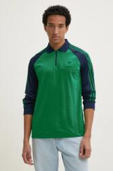 Adidas bluză din velur Velour Polo 9BYH-POM04B_77X (JN5981)