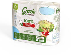  Lucart GRAZIE NATURAL háztartási toalettpapír, 3 rétegű, 4 tekercses - haztartasibolt