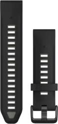 Garmin QuickFit 20mm óraszíj - fekete/kavicsszürke, szilikon