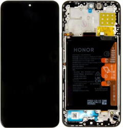 0235AEUJ Gyári Honor X8a LCD kijelző érintővel, Kék kerettel előlap, akkumlátorral (0235AEUJ)