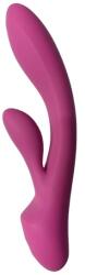Mokko Toys Vibrator Raya, 12 Moduri Vibratii, Silicon Lichid, USB Magnetic, Roz, 19.5 cm, Mokko Toys Vibrator