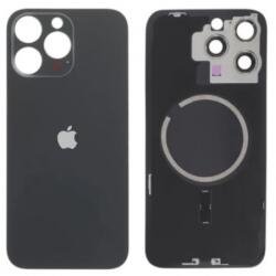  Apple iPhone 16 Pro Max akkufedél (hátlap) mágneses gyűrűvel, Fekete,