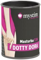 Mystim MasturbaTIN Dotty Dora - pontozott maszturbátor (fehér) - vagyaim