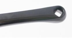 Sturmey Archer FCT négyszögtengelyes hajtókar, 170 mm, csak bal, alumínium, fekete