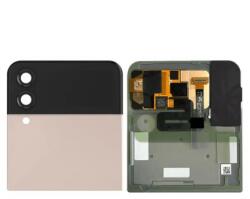 Samsung F721 Z Flip 4 5G 2022 előlap felső, külső része kis lcd kijelzővel, rózsaszín, pink (GH97-27947C) Gyári, Grade A