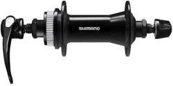 Shimano Cues HB-QC400 első kerékagy, 36H, tárcsafékes (CenterLock), gyorszáras, ipari csapágyas, fekete