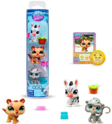 Flair Littlest Pet Shop: Zebra, tigris, pávián 3db-os figura csomag - Country vibes 2. széria (LPS00621/00597)