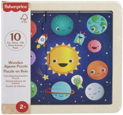 Mattel Fisher-Price: Naprendszer fa kirakós táblácska - Mattel (HXV15/HXV16) - jatekshop