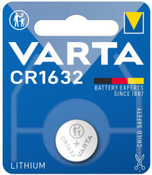 VARTA CR1632 lítium gombelem 1db/csomag - tobuy