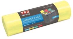 Pro Servis 160 ℓ-os LDPE szemeteszsákok, 24 mikron. 90 x 110 cm 24 mikronos sárga (20 db)