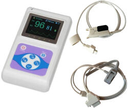 CONTEC Pulsoximetru profesional Contec CMS60D, model 2025, senzor adulti, neonatal, masoara saturatia de oxigen si rata pulsului