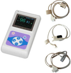 CONTEC Pulsoximetru profesional Contec CMS60D, model 2025, senzor adulti, neonatal, pediatric, masoara saturatia de oxigen si rata pulsului