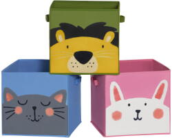  Set de 3 cutii de depozitare pliabile FRIENDS