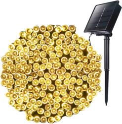 ProGarden 24 méteres 400 LED-es XXL hosszú napelemes kerti fényfüzér, meleg fehér (DX9540010)