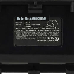 VHBW Microsoft XB-1N Gamer Joypad Akkumulátor - 400mAh 2, 4V NiMH (889001536)
